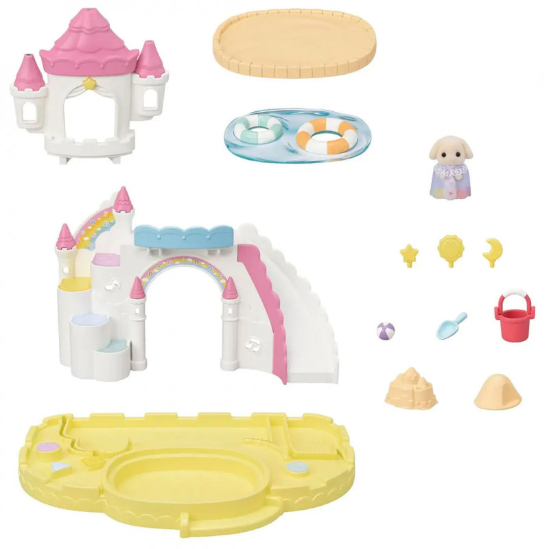 EPOCH Sylvanian Families Nursery Sandbox & Pool Playset - smėlio dėžė su baseinu