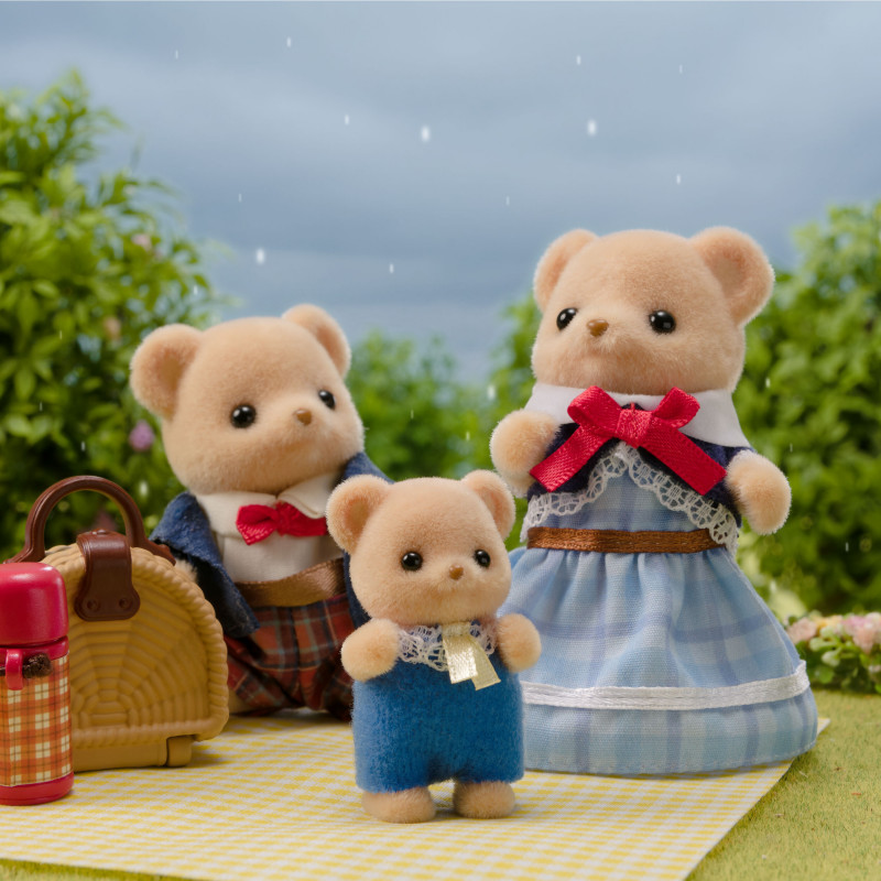 EPOCH Sylvanian Families Biscuit Bear Family – 4 figūrėlės kolekcijai