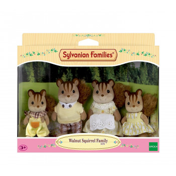 Epoch Sylvanian Families Walnut Squirrel Family figūrėlių rinkinys