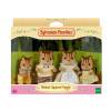 Epoch Sylvanian Families Walnut Squirrel Family figūrėlių rinkinys