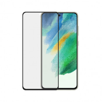 SAFE by PanzerGlass Samsung Galaxy S21 FE G990 ekrano apsauginis stiklas E2E, tinka su dėklu, juodas SAFE95100
