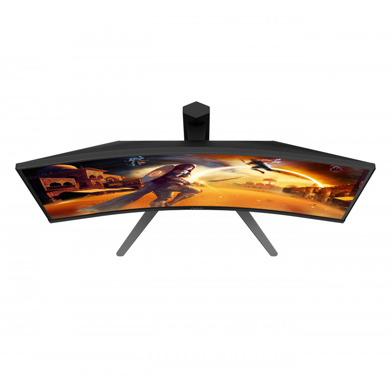 AOC CQ27G4Z2 27 colių QHD lenktas žaidimų monitorius - 240Hz Fast VA, 0.5ms MPRT, FreeSync Premium, reguliuojamas aukštis