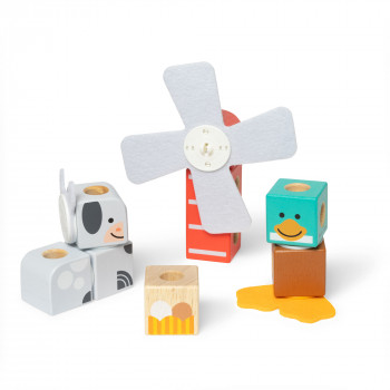 Melissa & Doug Blockables Farm Friends rinkinys