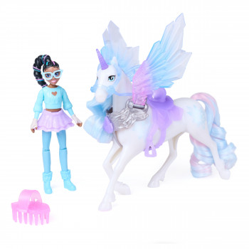 Spin Master Unicorn Academy Wing Magic Layla ir Glacier žaidimų rinkinys
