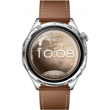 HONOR Watch 6 Brown išmanusis laikrodis su AMOLED ekranu, širdies ritmo ir SpO2 stebėjimu, 10 dienų baterija