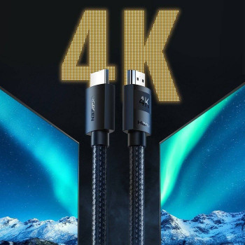 UGREEN HD119 HDMI 2.0 laidas 4K 60Hz 3m juodas