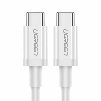 UGREEN US264 USB-C į USB-C laidas 60W PD 1,5 m baltas
