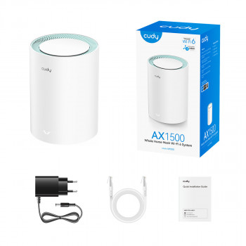 Cudy AX1500 Gigabit Mesh Wi-Fi 6 sistema – 1 vnt.