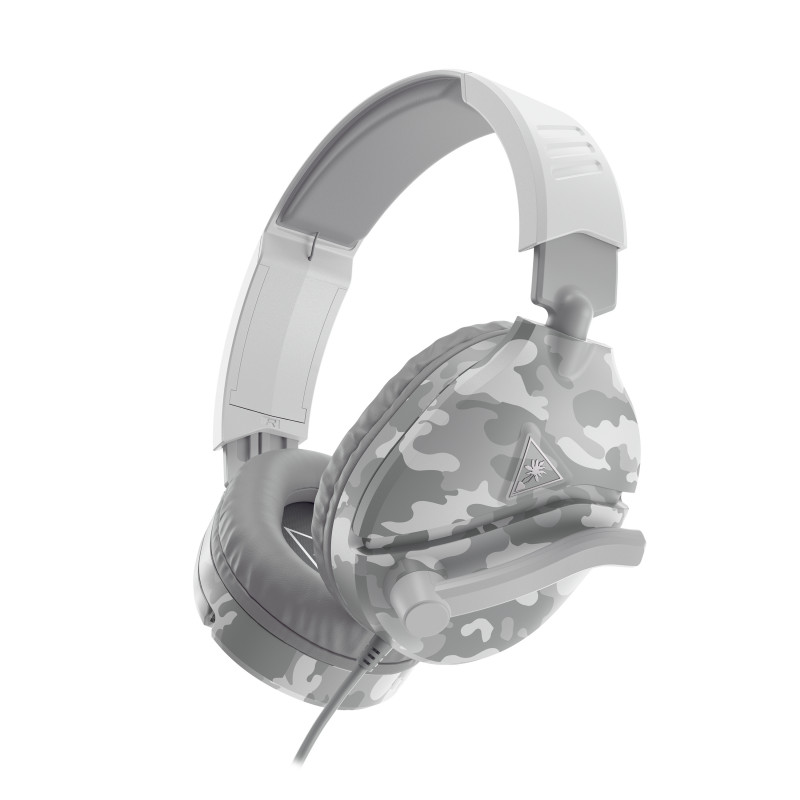 Turtle Beach RECON 70 laidinės uždaros žaidimų ausinės su sulankstomu mikrofonu, balto kamufliažo spalvos (TBS-6230-02)