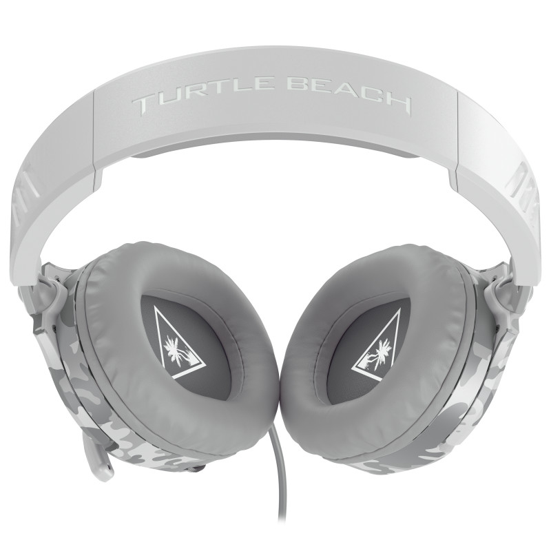 Turtle Beach RECON 70 laidinės uždaros žaidimų ausinės su sulankstomu mikrofonu, balto kamufliažo spalvos (TBS-6230-02)