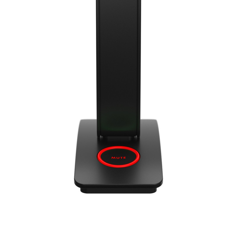 Neat MIC-1010-01 USB kondensatorinis mikrofonas su kardioidine kryptine diagrama, ausinių monitoringu, nutildymo funkcija ir stalinio stovo