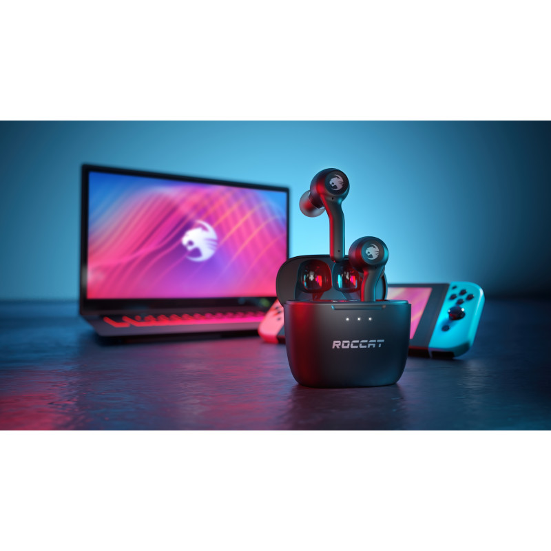Roccat Syn Buds Air belaidžiai ausinukai, Bluetooth 5.1, juodi (ROC-14-102-02)