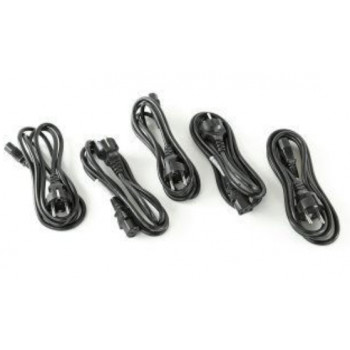 Zebra tinklo maitinimo laidas BS 1363 į IEC C13, 240V, 1,8m, 5 vnt. pakuotė