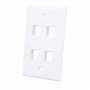 Intellinet 163316 paviršiaus montavimo dėžutė 4 Keystone moduliams, balta