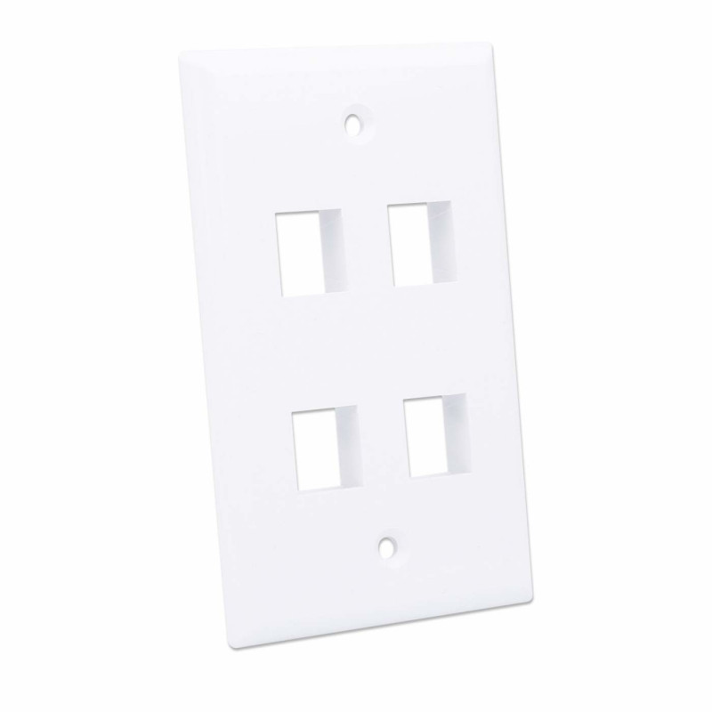 Intellinet 163316 paviršiaus montavimo dėžutė 4 Keystone moduliams, balta
