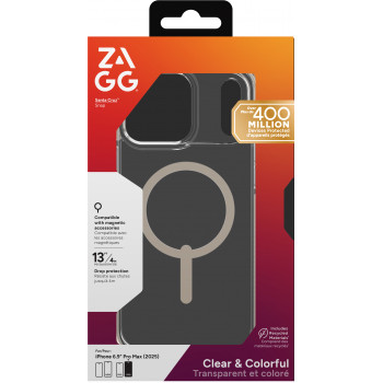 ZAGG Santa Cruz Snap dėklas, skirtas iPhone 17 Pro Max - Titanium