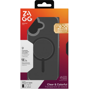 ZAGG Santa Cruz Snap iPhone 17 dėklas – juodas