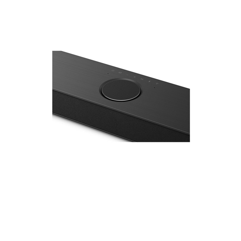 LG DS80TR 5.1.2 kanalo Dolby Atmos garso juosta su belaidžiu žemųjų dažnių garsiakalbiu ir galiniais garsiakalbiais, 480W, juoda
