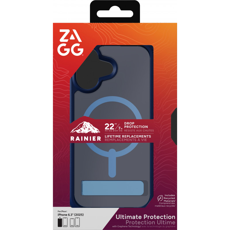 ZAGG Rainier Snap Case, skirta iPhone 17 - Cobalt Horizon