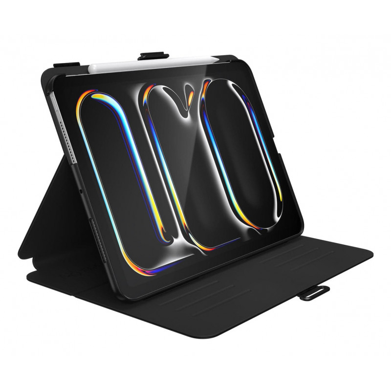 Speck Balance Folio dėklas, skirtas iPad Pro 11 colių (M5 2025) ir iPad Pro 11 colių (M4 2024) – juodas