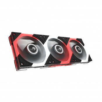 ASUS ROG Eurux GR120 ARGB 120 mm korpuso ventiliatorius 3 vnt. rinkinys, juodas