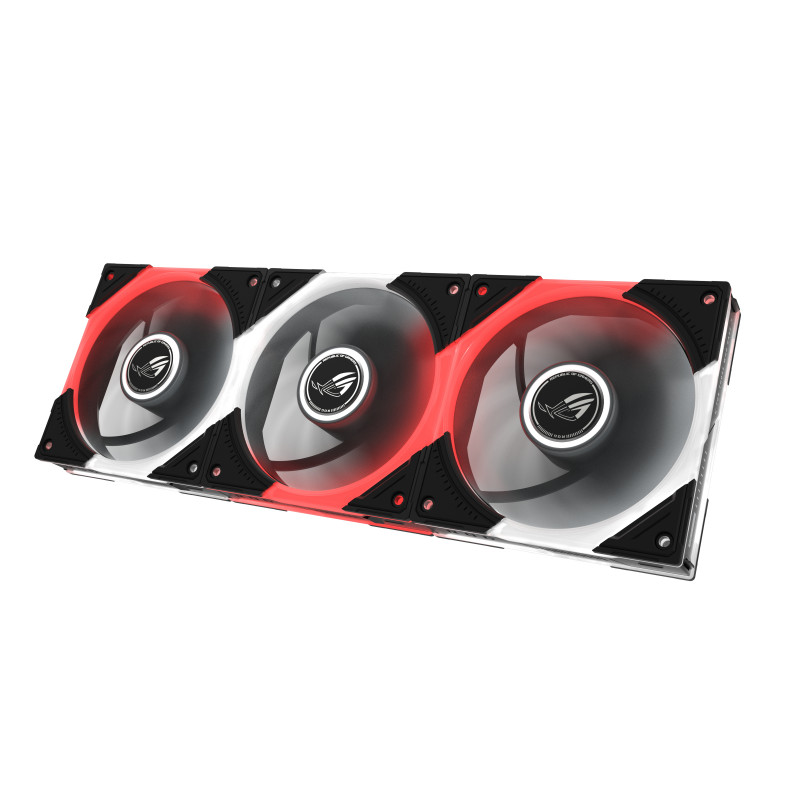 ASUS ROG Eurux GR120 ARGB 120 mm korpuso ventiliatorius 3 vnt. rinkinys, juodas