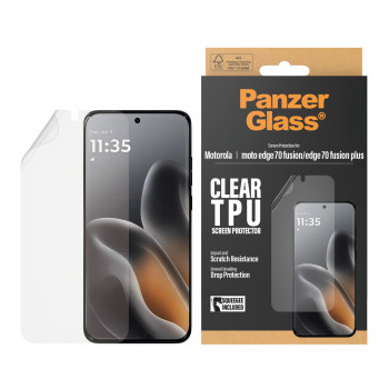 PanzerGlass Ultra-Wide Fit grūdinto stiklo ekrano apsauga, skirta Motorola Moto Edge 60 Fusion