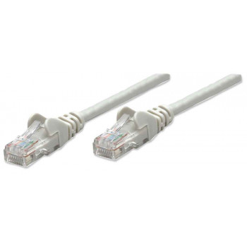 Intellinet Cat6 U/UTP Patch Cable, 1,5 m, pilka, be užkabinimo, varinė, 1 Gbps