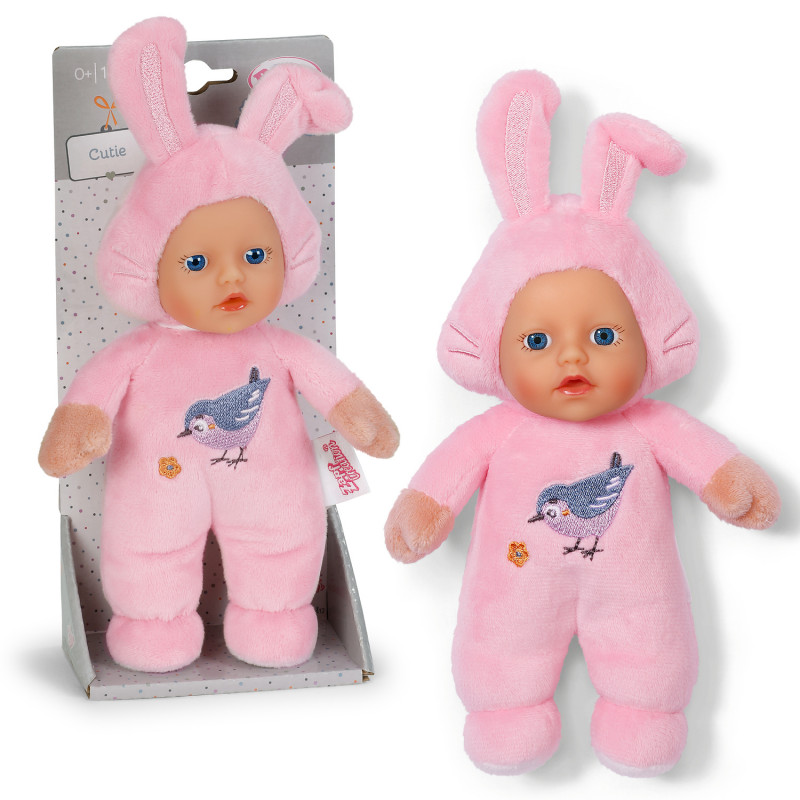 ZAPF CREATION Baby born for babies Cutie 3 Assorted 18cm minkštas lėlė