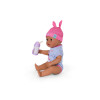 ZAPF CREATION BABY born Eva Click & Play 43 cm lėlė su šviesiais plaukais ir mėlynomis akimis