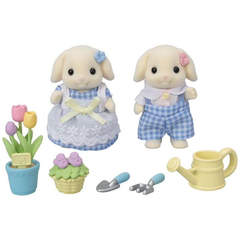 EPOCH Sylvanian Families - gėlių ir sodo žaidimų rinkinys su figūrėlėmis