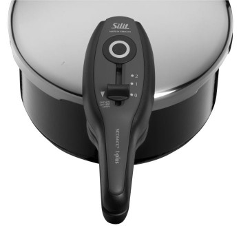 SILIT Silargan Sicomatic t-Plus greitpuodžių rinkinys 4,5 l + 3,0 l, 22 cm, juodas