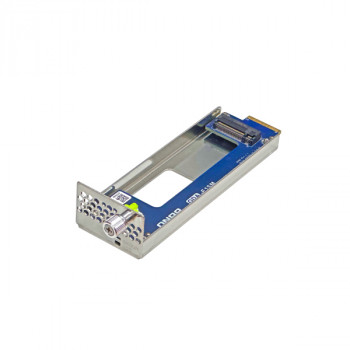 QNAP QDA-E1SM2 E1.S NVMe SSD diskų adapterio dėklas - juodas