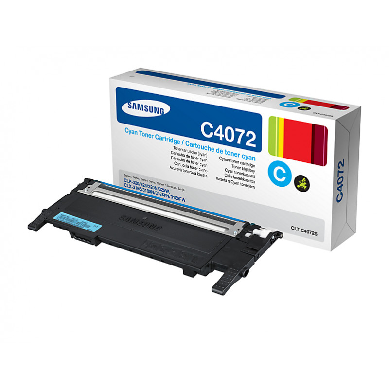 Samsung CLT-K4072S/ELS juodas tonerio kasetė, skirta CLP-320, CLP-325, CLX-3185 serijos spausdintuvams
