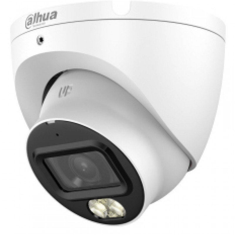 DAHUA HAC-HDW1500TLM-IL-A-0280B-S3-DIP 5MP 4-in-1 HDCVI kupolinė vaizdo kamera su išmaniuoju dvigubu apšvietimu ir integruotu mikrofonu