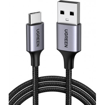 Ugreen USB į USB-C QC 3.0 0,25 m juodas kabelis