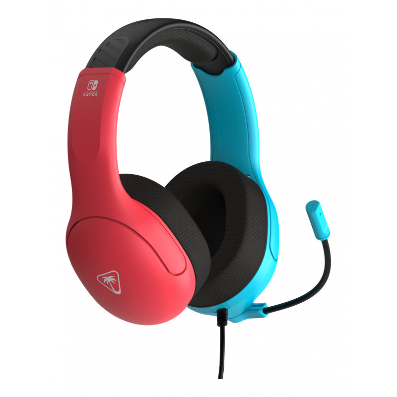 Turtle Beach Airlite Fit laidinis žaidimų ausinių rinkinys - Neon Blue & Red TBS-8002-25