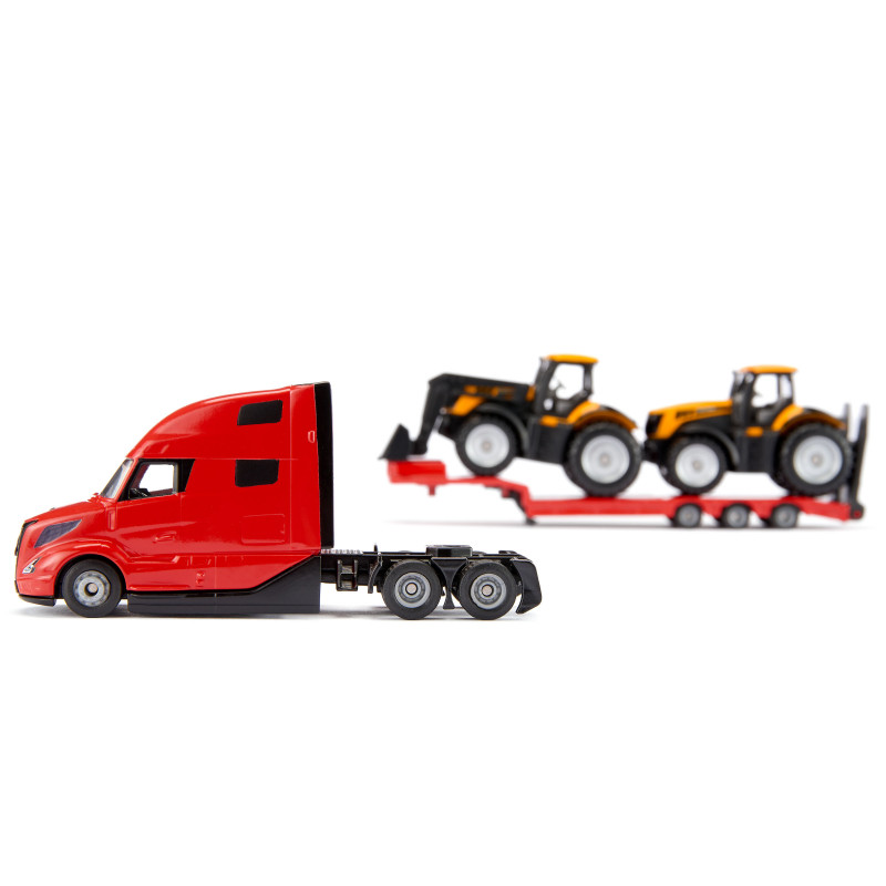 SIKU 1785 SUPER vilkikas Volvo su JCB traktoriais
