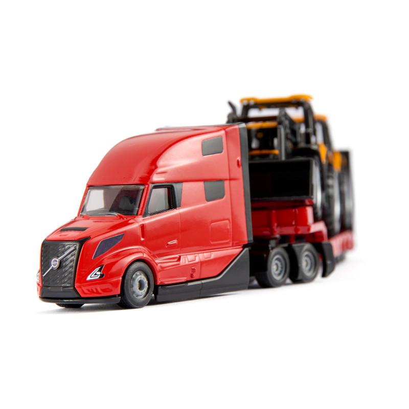 SIKU 1785 SUPER vilkikas Volvo su JCB traktoriais