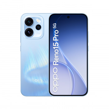 OPPO Reno15 Pro 5G 12/512GB CPH2813 Aurora Blue išmanusis telefonas