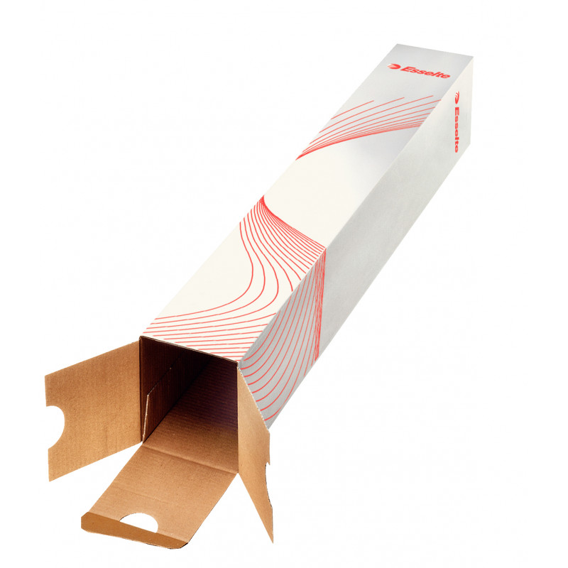 LEITZ Esselte kvadratinio skerspjūvio sulankstomi siuntimo vamzdeliai 75 x 75 x 750 mm, gofruotasis kartonas, sukraunami, skirti pašto siuntimui ir archyvavimui, 10 vienetų (20957)