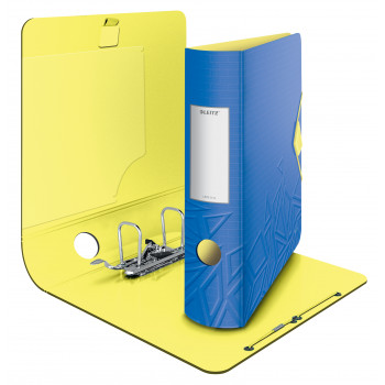 LEITZ Active Urban Chic A4 sąvaržinė segtuvų dėklas 82 mm Stratos pilkas Polyfoam Duo-Optik 1116-00-32