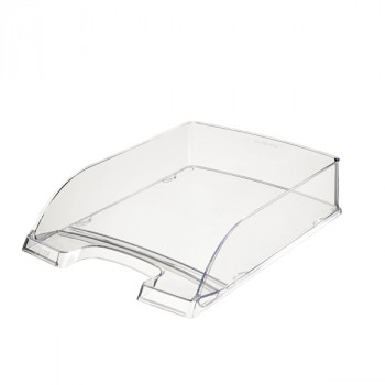 LEITZ dokumentų dėklas Transparent Plus, DIN A4, permatomas polistirenas, blizgus, sukraunamas vertikaliai arba su poslinkiu 5226-00-02