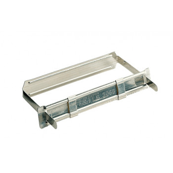 Leitz dokumentų segtuvų segiklis metalinis su 2 slankikliais, skirtas standartiniam 80 mm perforavimui, sidabrinis, 50 vnt. (3068-00-00)