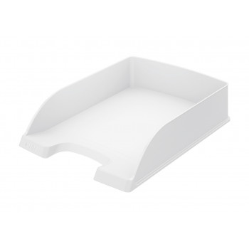LEITZ Plus dokumentų dėklas Standard A4, baltas, polistirenas, sukraunamas, 5 vnt. (5227-00-01)