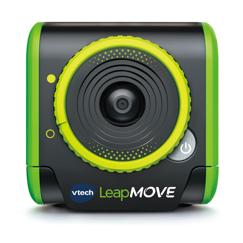 VTech LeapMOVE vaikų fitneso sekiklis su žaidimais ir iššūkiais, spalvotas LCD, atsparus vandens purslams, įkraunamas, mėlynas/žalias 80-618704