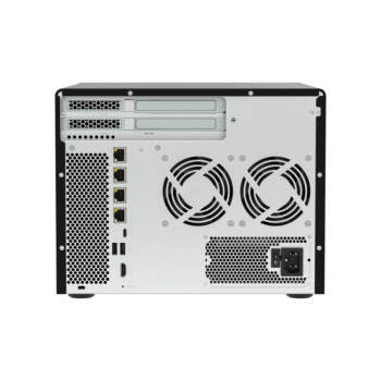 QNAP TVS-H877AX-R5-16G 8 dėžių QuTS hero NAS, AMD Ryzen V1500B, 16GB RAM, 2x2.5GbE, 2U Rackmount