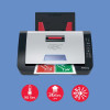 GBC Velocity A4 laminatoriaus rinkinys su 10 kišenėmis, karštoji laminacija, 2 velenai, apsauga nuo užstrigimo, juodas 4410076