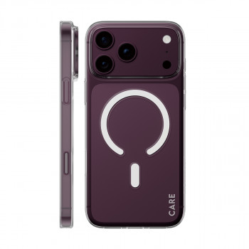 PanzerGlass CARE™ SL1M dėklas permatomas su MagSafe, skirtas iPhone 17 Pro Max