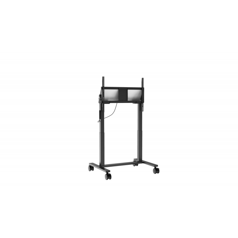 MAXHUB EST09 mobilus ekrano stendas 55 inch-86 inch ekranams, 120 kg apkrova, VESA iki 900x600, juodas